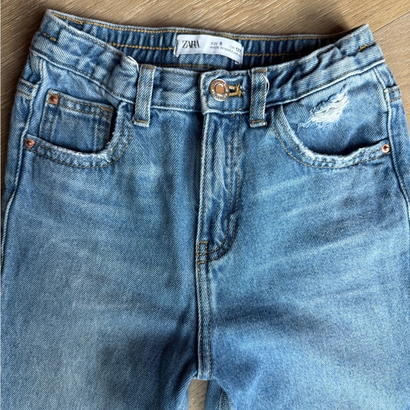 Zara Kids The Mom Fit Jeans Size 8 - Picture 4 of 8